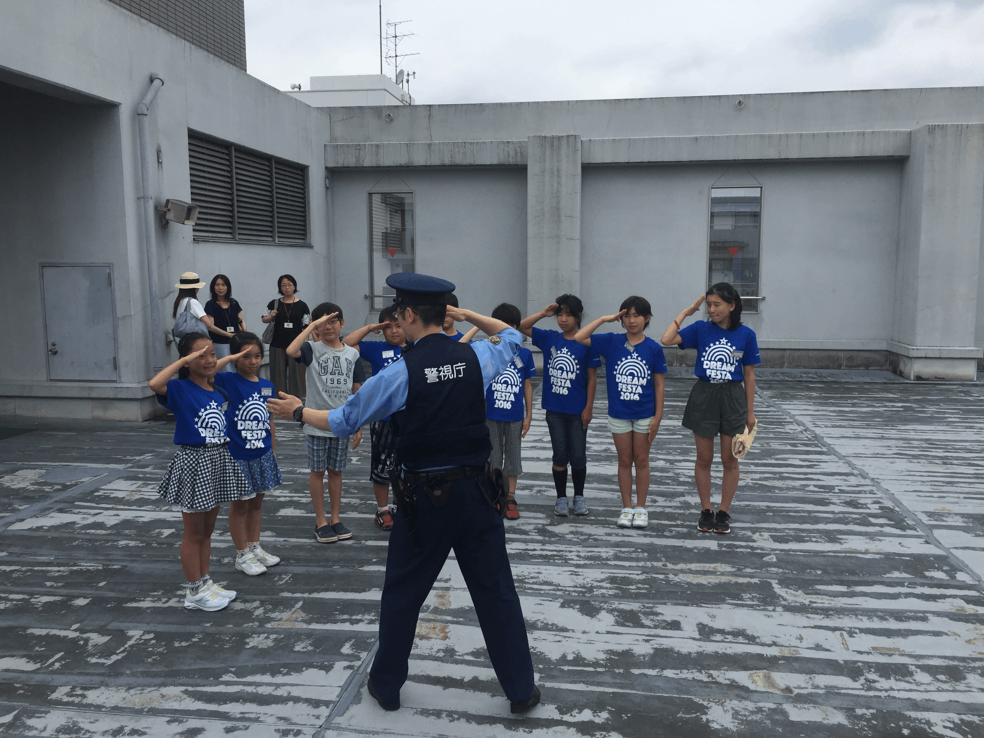 警察官 第1回 職業体験 dream festa 2016